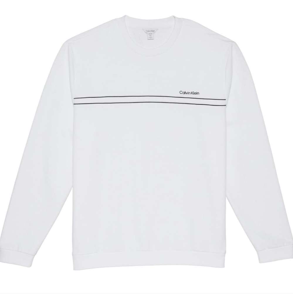 Calvin Klein Men’s Standard Fit Crew Neck Sweatshirt - Picture 4 of 4